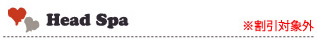 ヘッドスパ メニュー